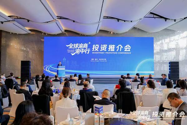 全球渝商渝中行投資推介會現場。主辦方供圖