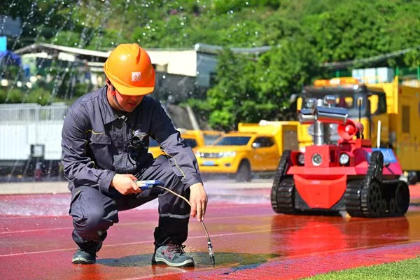 演練現場。華潤燃氣供圖