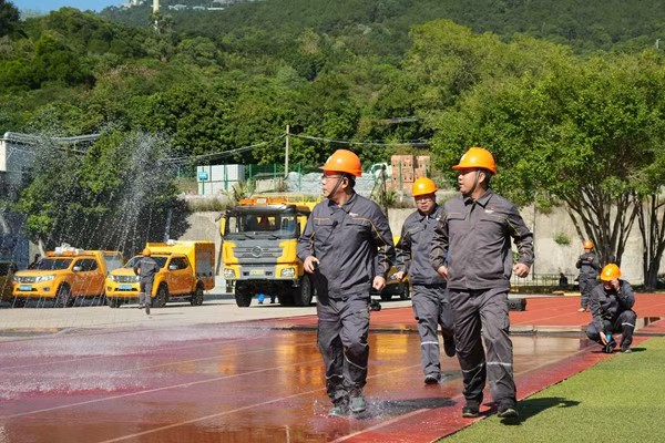演練現場。華潤燃氣供圖